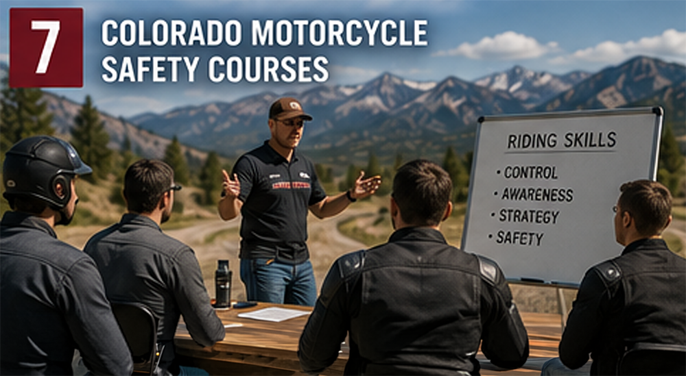 Colorado motorcycle safety and rider training courses for new riders.