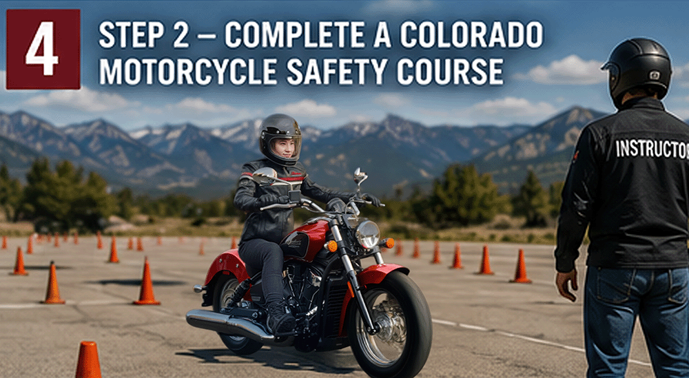 Colorado motorcycle safety training course for beginner riders.
