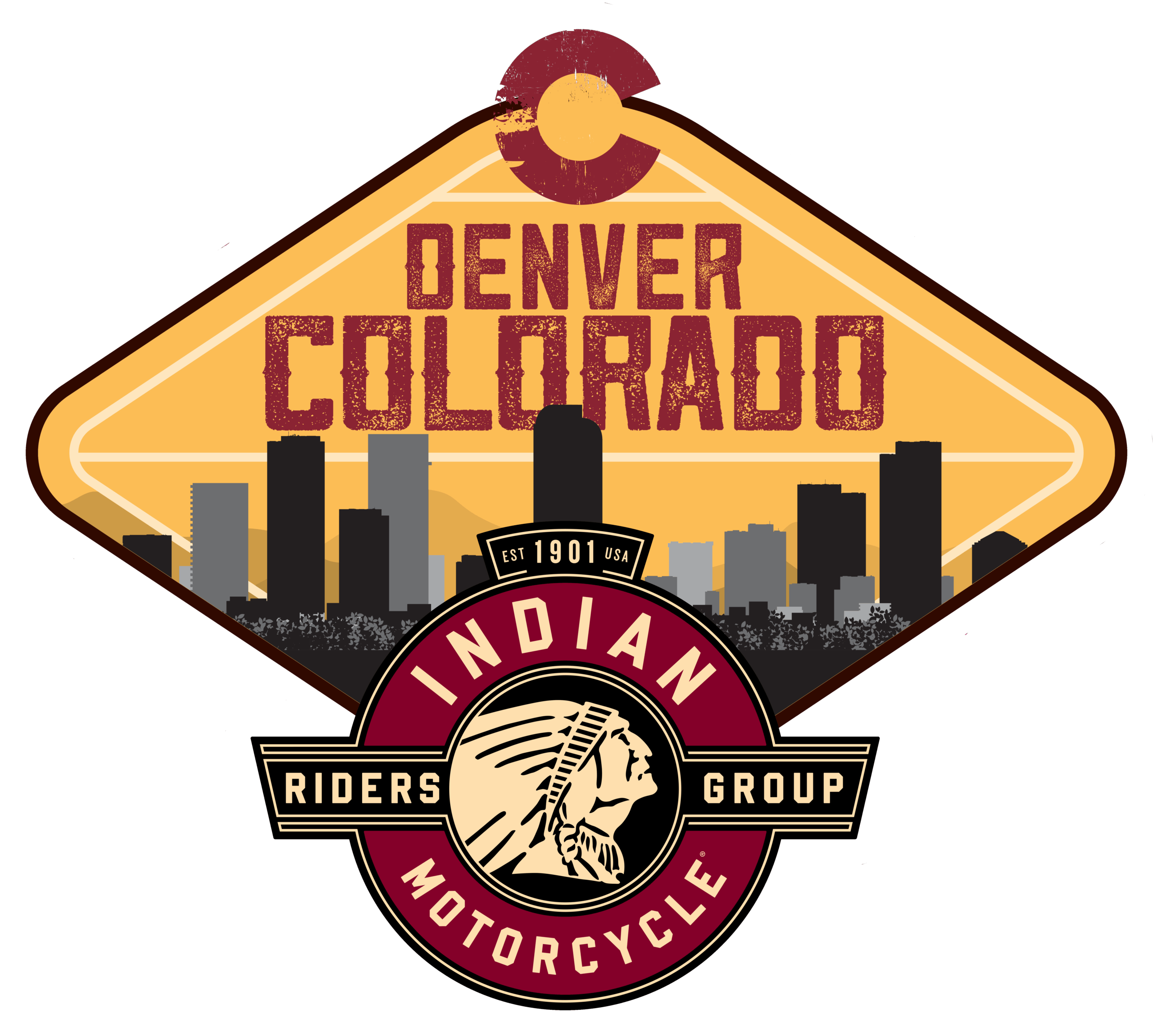 Denver Indian Motorcycle Riders Group logo